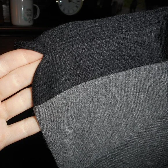 BOGO FREE, London Times Grey and Black knit dress, size 4 - Picture 9 of 11